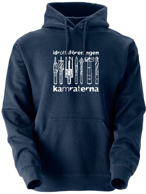 Hoodtröja, Marinblå - Bits